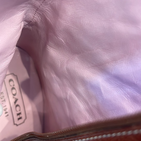 Coach size 7 oxblood ankle boot pointed toe worn twice perfect condition - Picture 5 of 6